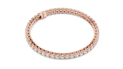 Eternal Spark Diamond Tennis Bracelet Rose Gold