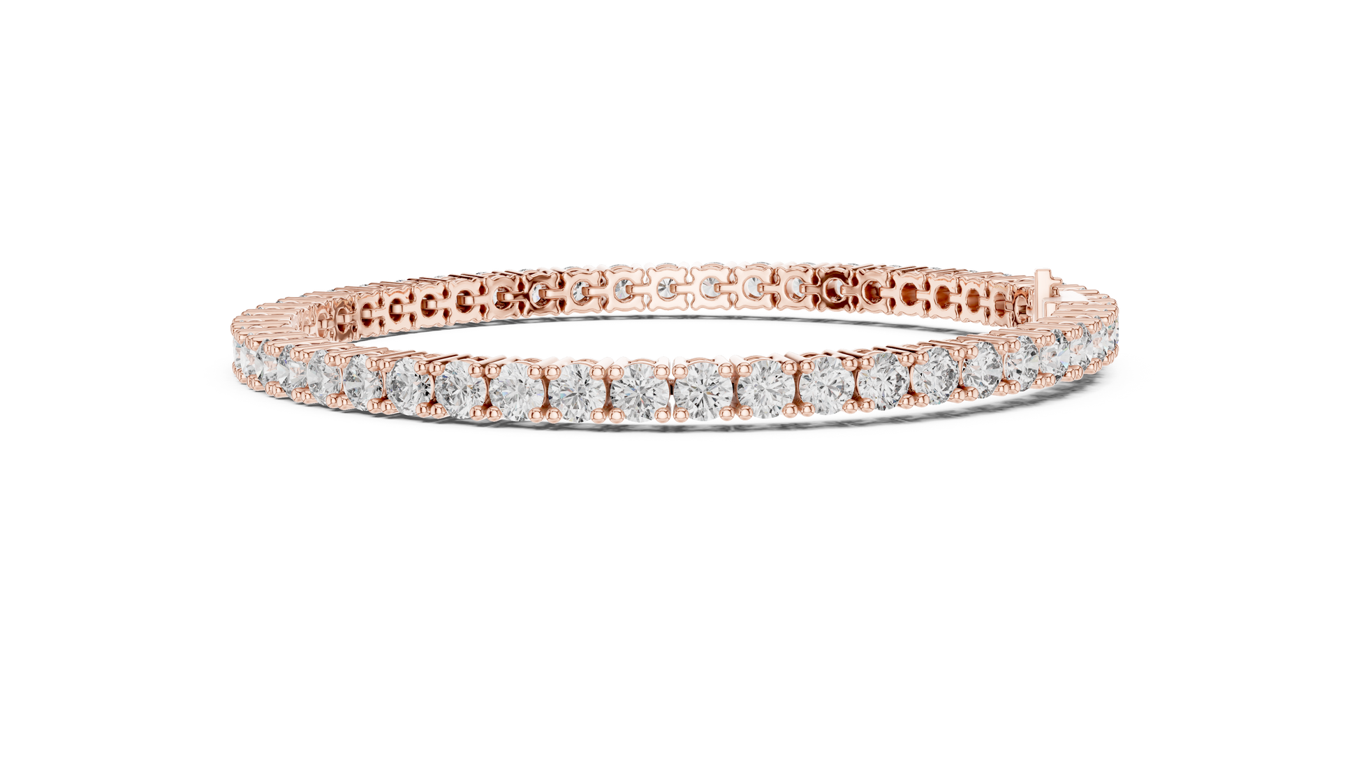 Eternal Spark Diamond Tennis Bracelet Rose Gold