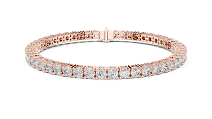 Eternal Spark Diamond Tennis Bracelet Rose Gold