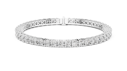 Eternal Spark Diamond Tennis Bracelet White Gold