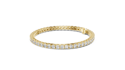 Eternal Spark Diamond Tennis Bracelet Yellow Gold
