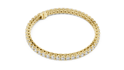 Eternal Spark Diamond Tennis Bracelet Yellow Gold