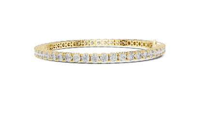 Eternal Spark Diamond Tennis Bracelet Yellow Gold