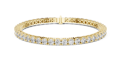 Eternal Spark Diamond Tennis Bracelet Yellow Gold