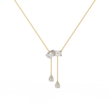 Diamond Cascade Drop Necklace
