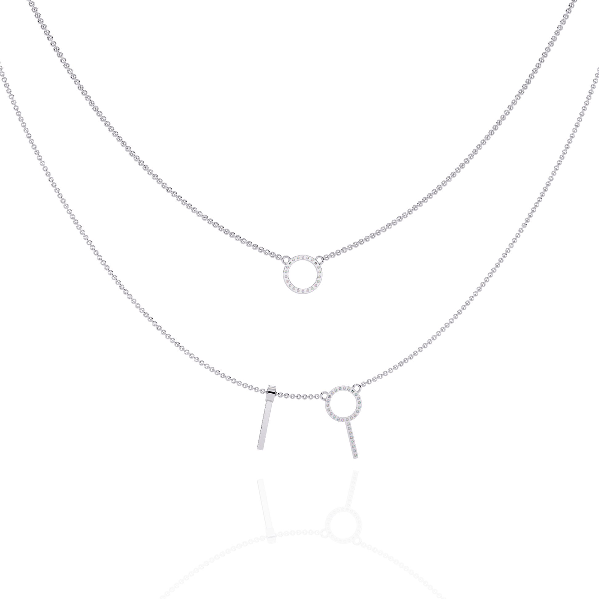 Eternal Harmony Necklace White Gold