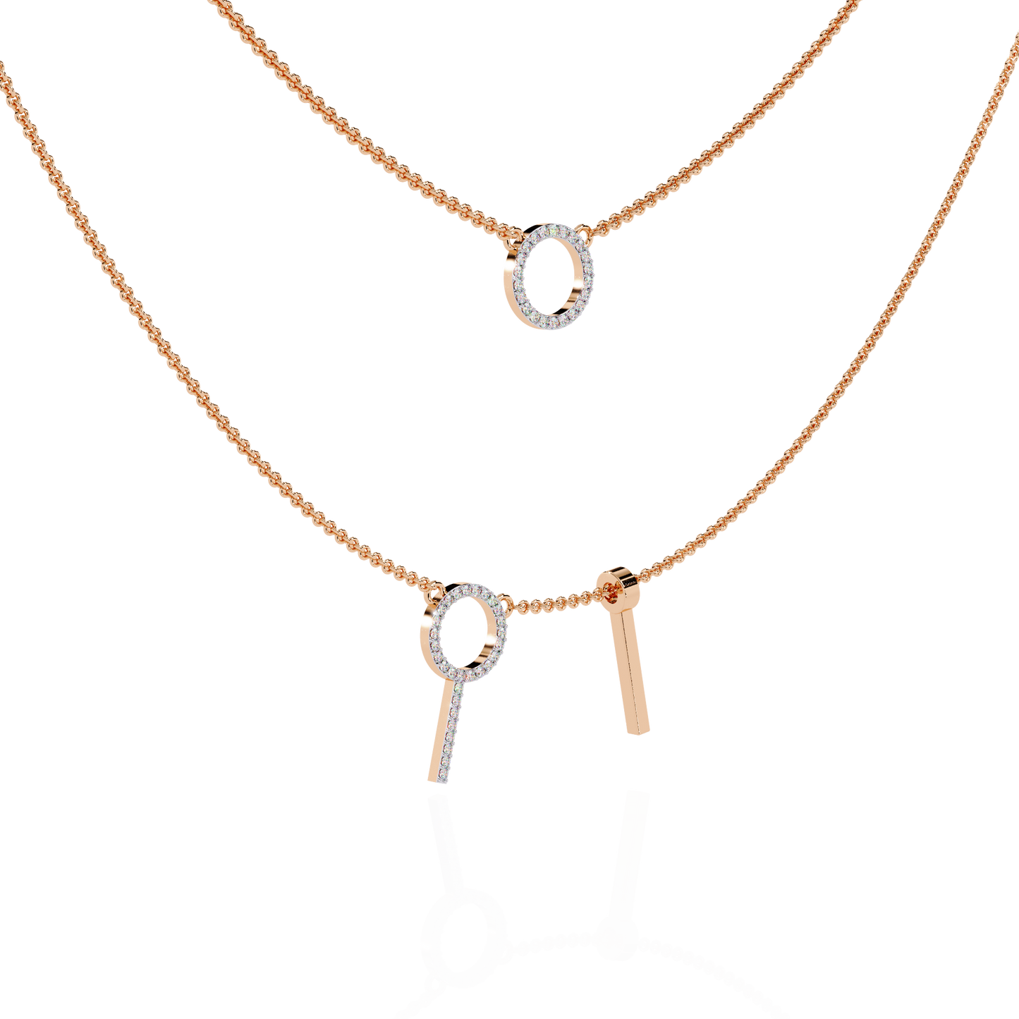 Eternal Harmony Necklace Rose Gold