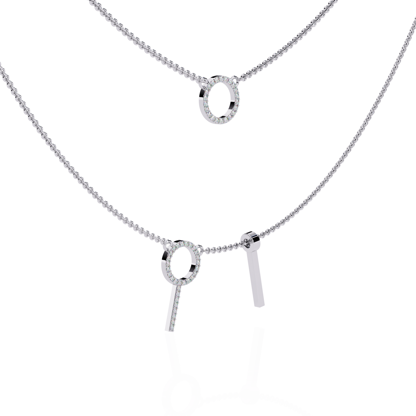Eternal Harmony Necklace White Gold 