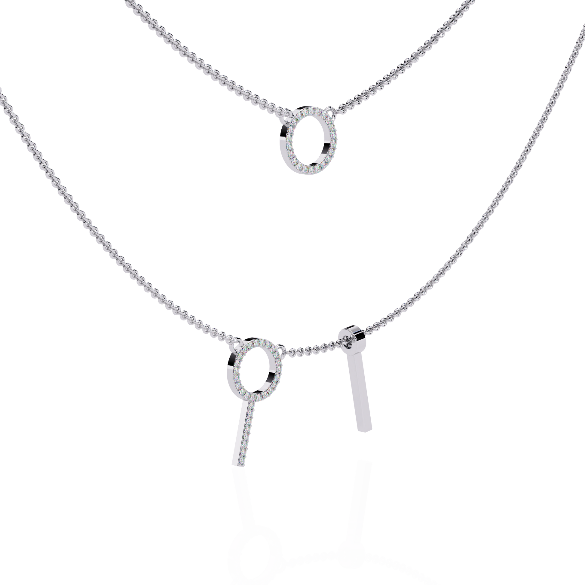 Eternal Harmony Necklace White Gold 