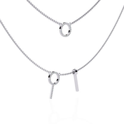 Eternal Harmony Necklace White Gold 
