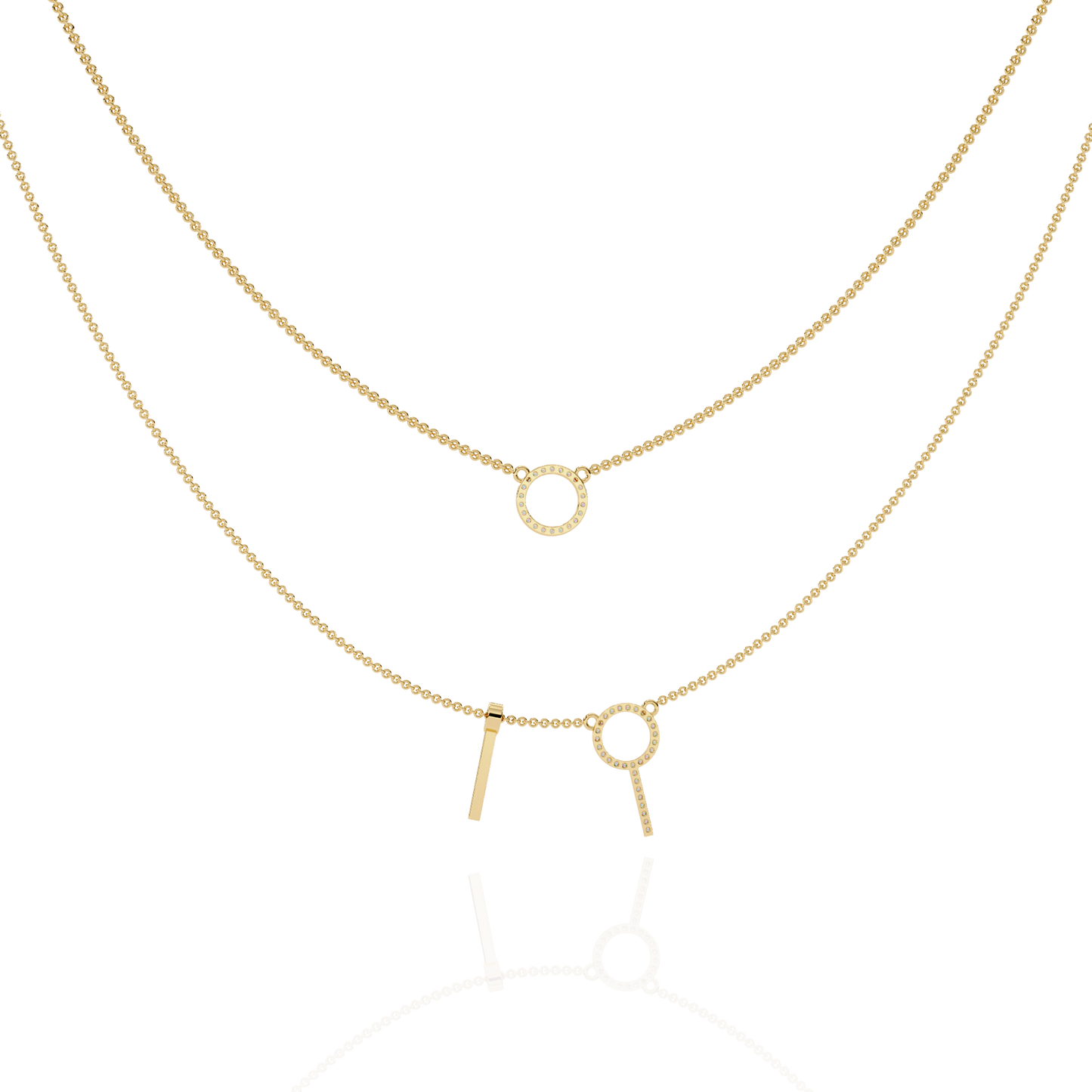 Eternal Harmony Necklace Yellow Gold