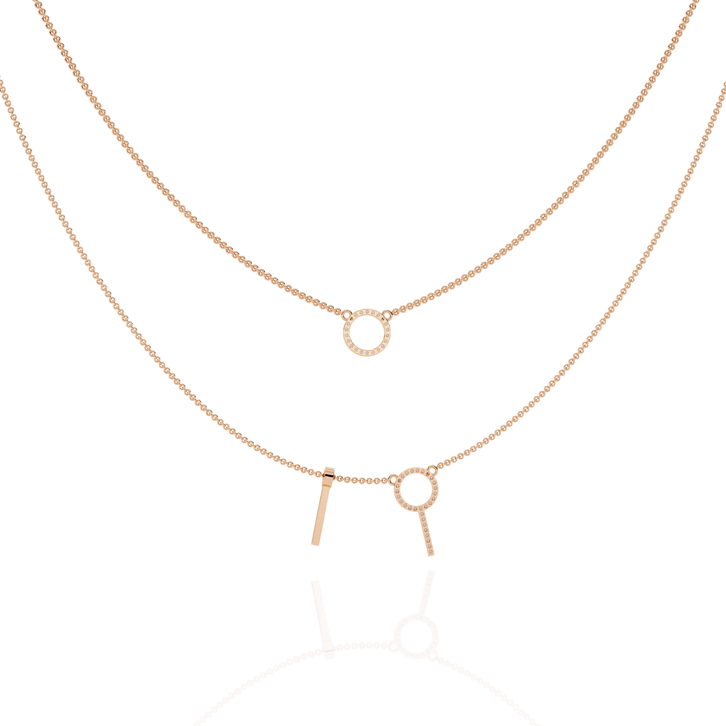Eternal Harmony Necklace Rose Gold