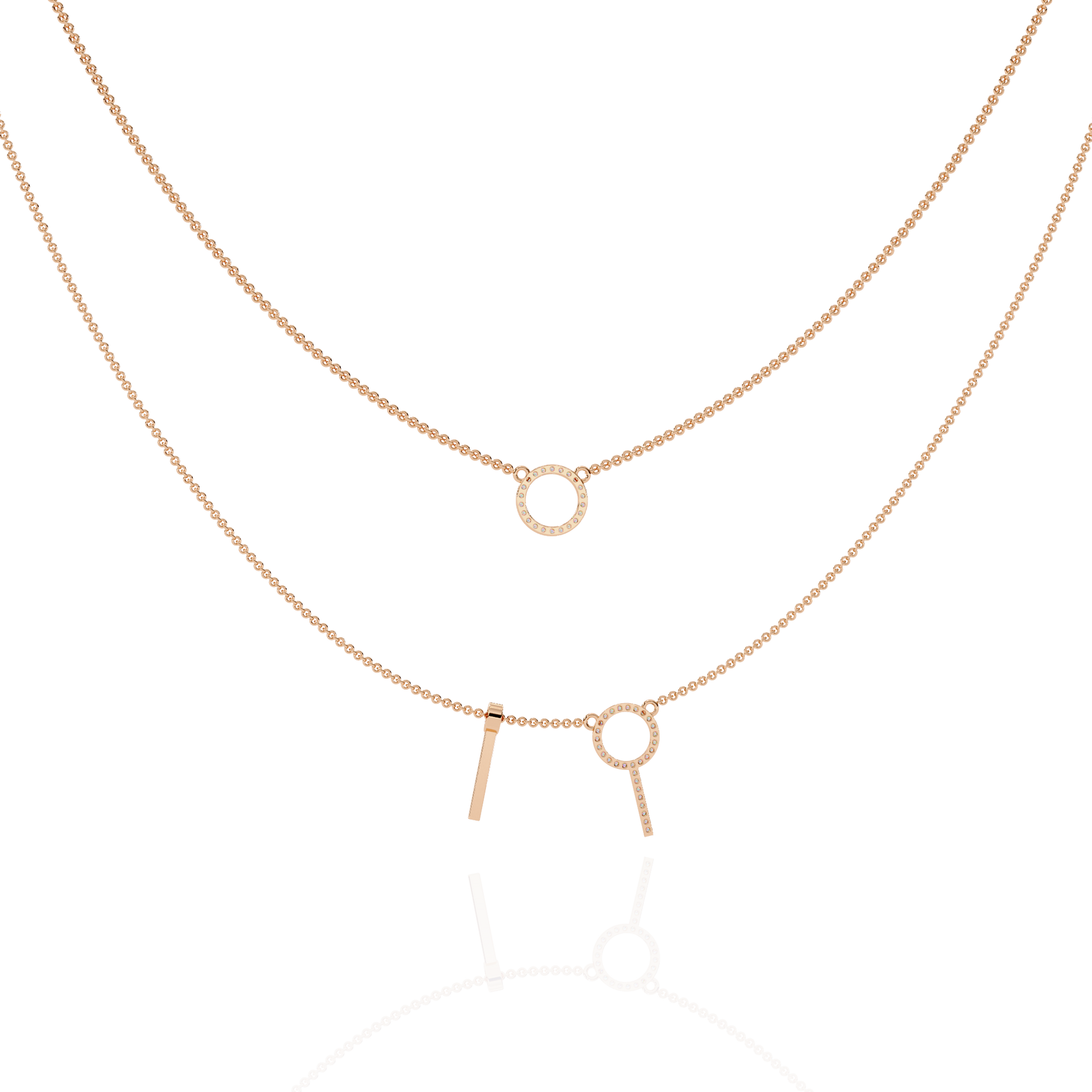 Eternal Harmony Necklace Rose Gold