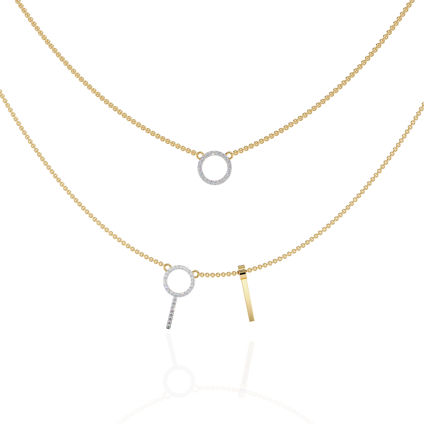 Eternal Harmony Necklace Yellow Gold
