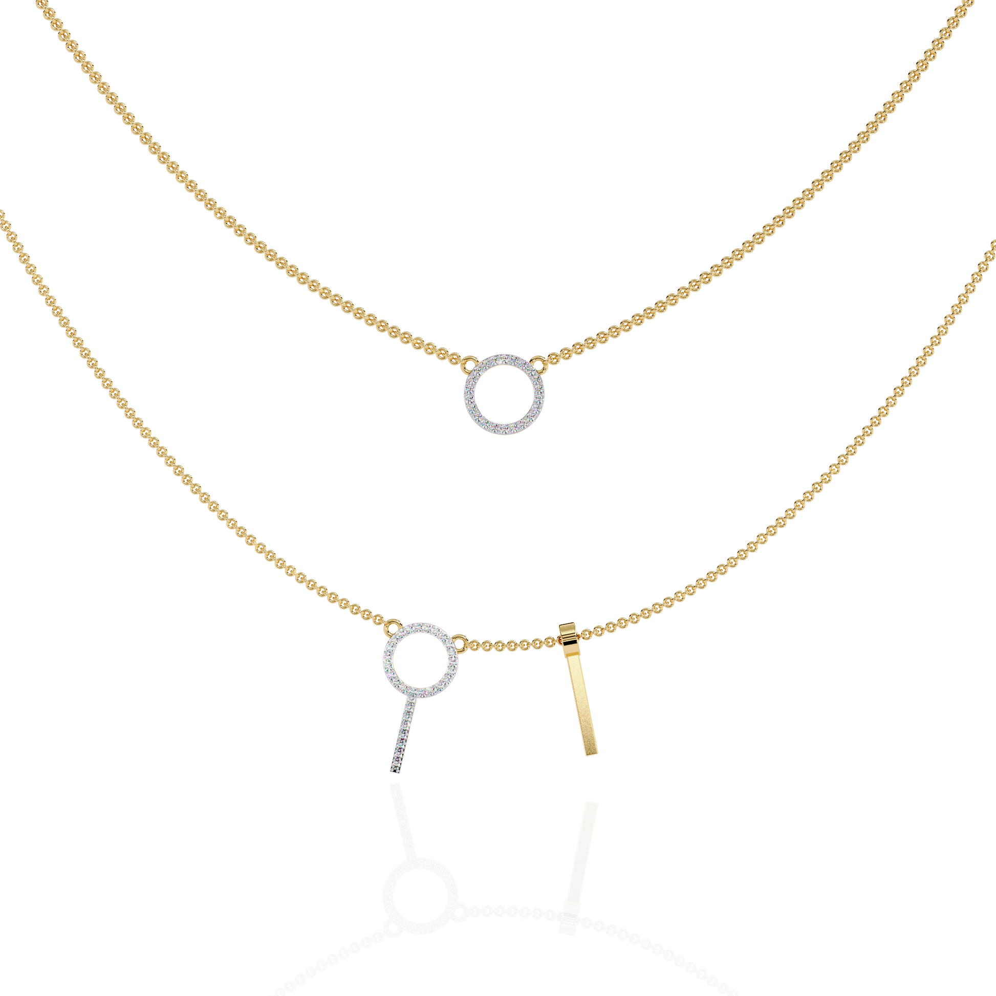 Eternal Harmony Necklace Yellow Gold