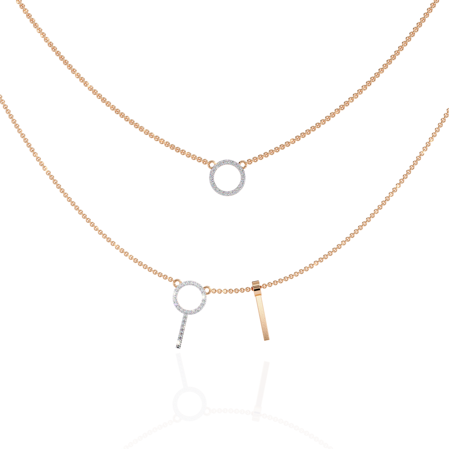 Eternal Harmony Necklace Rose Gold