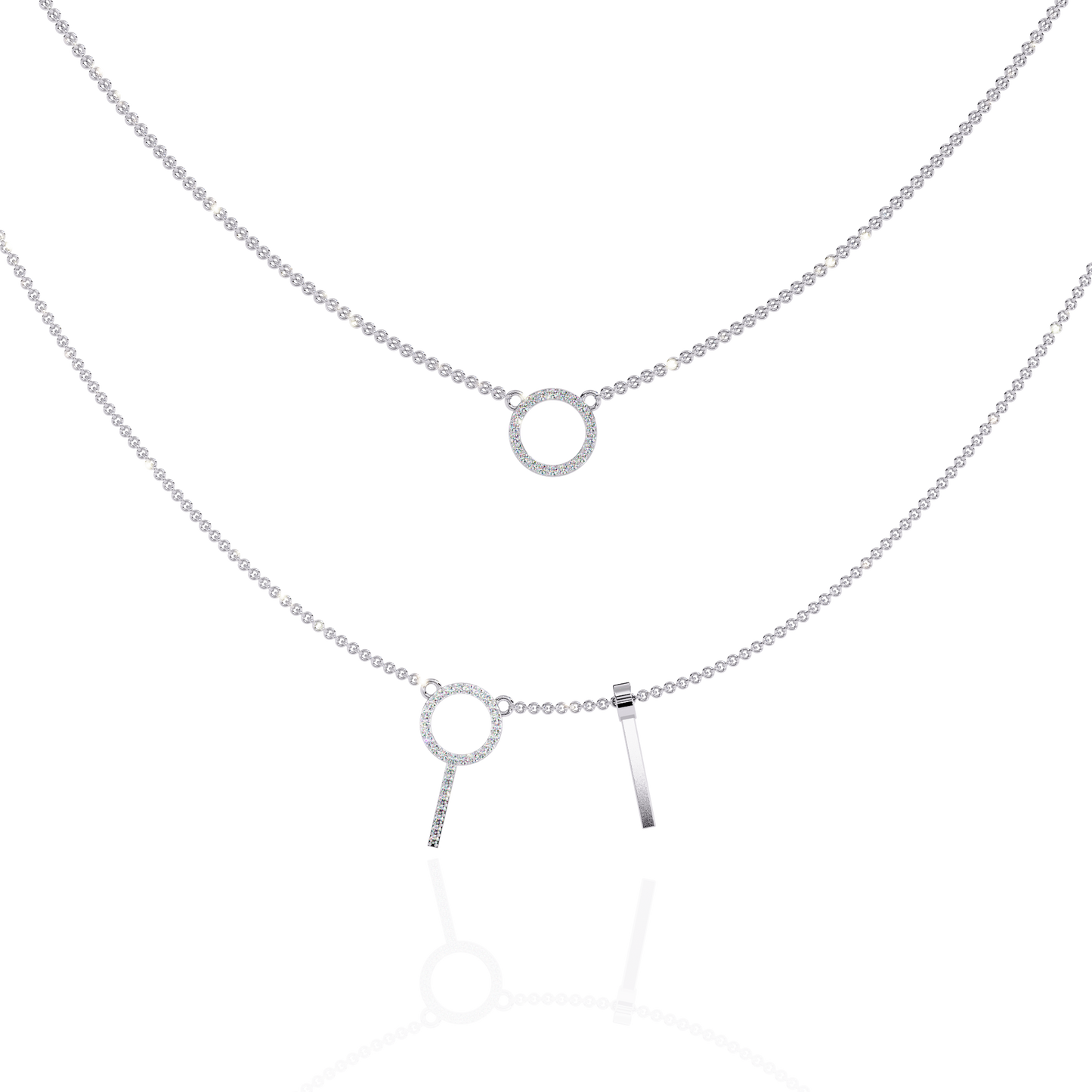 Eternal Harmony Necklace White Gold