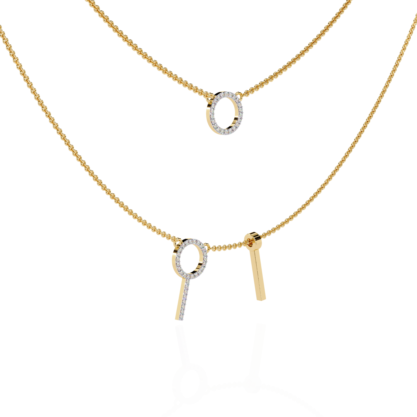 Eternal Harmony Necklace Yellow Gold
