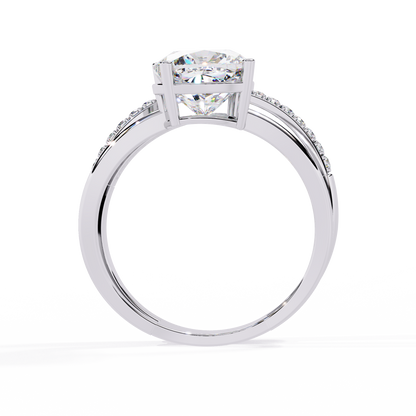 Radiant Embrace Diamond Ring