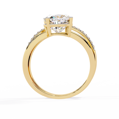 Radiant Embrace Diamond Ring