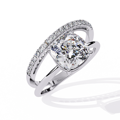 Radiant Embrace Diamond Ring