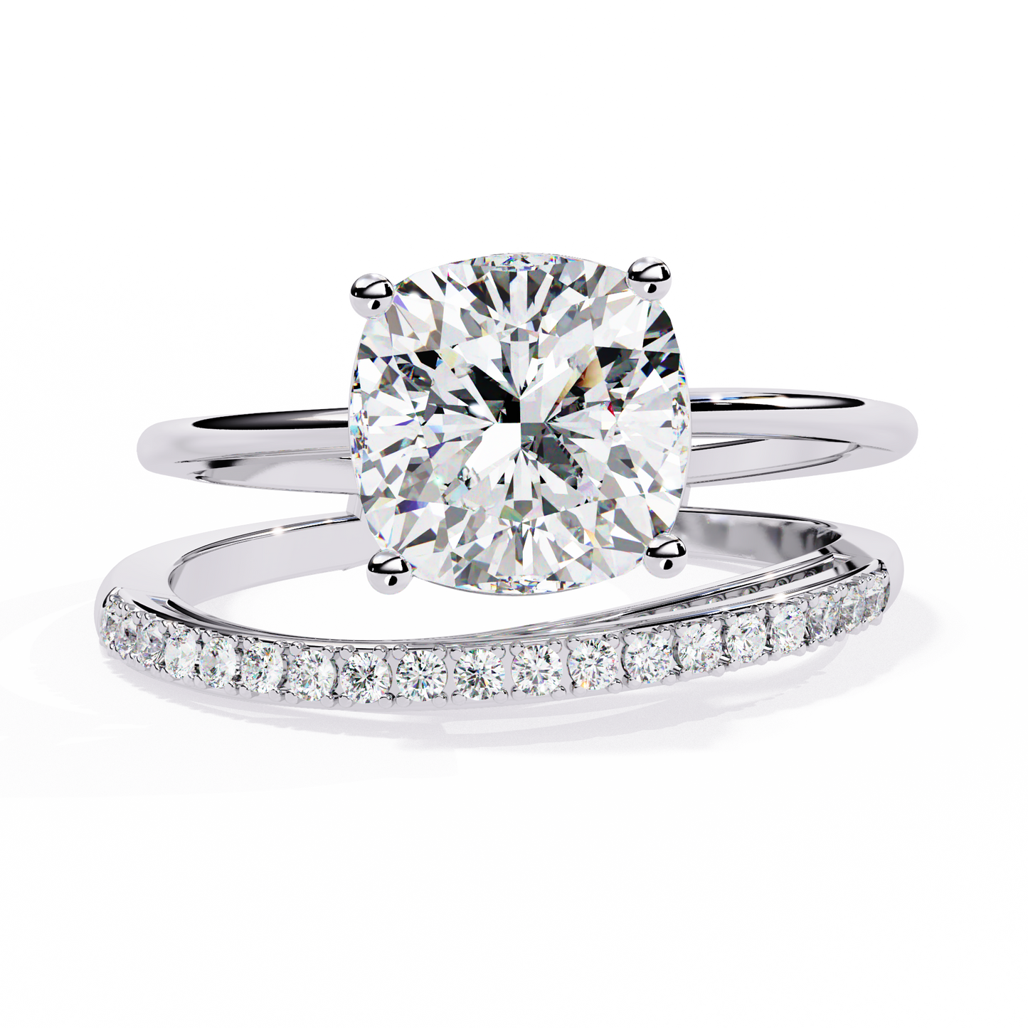 Radiant Embrace Diamond Ring