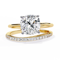 Radiant Embrace Diamond Ring