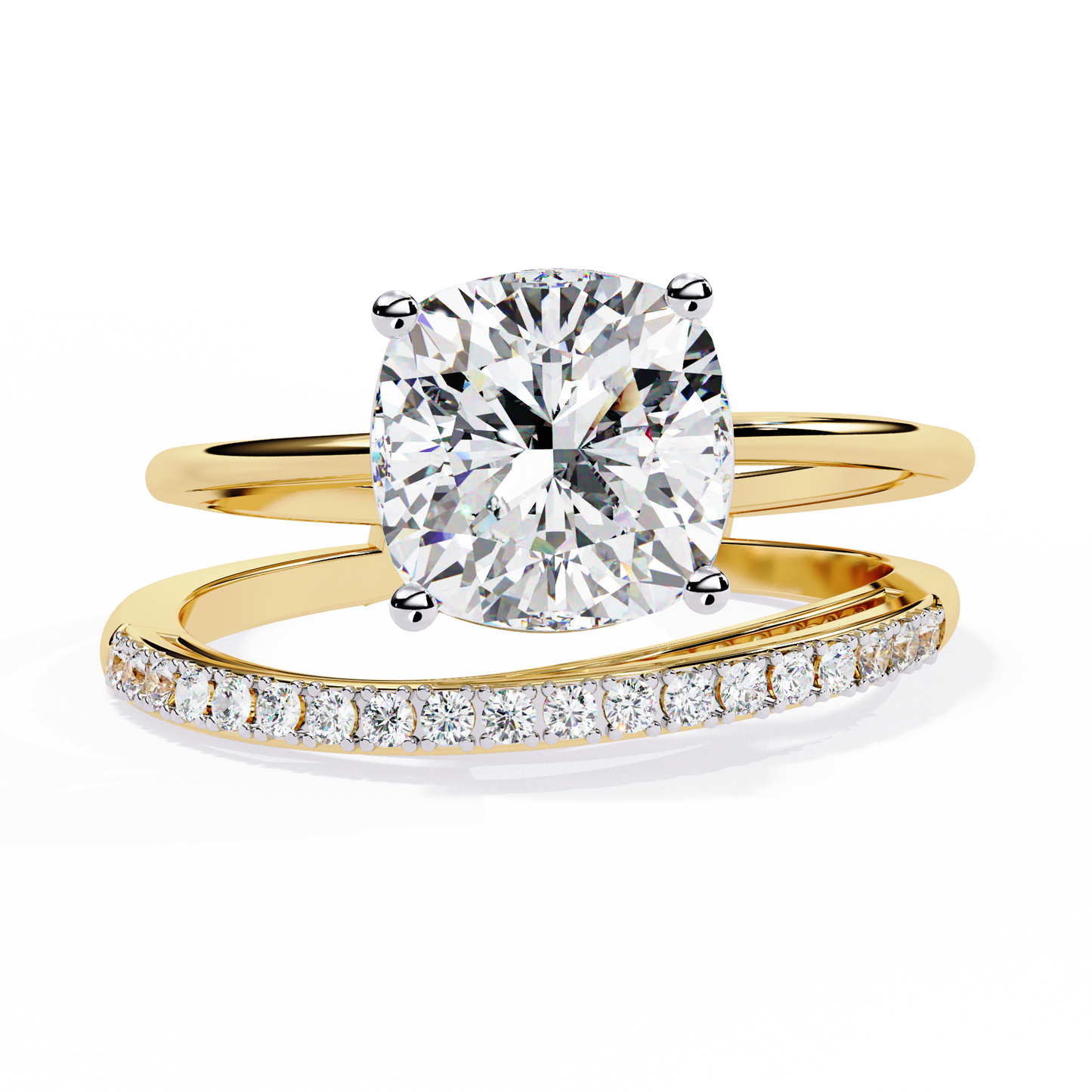 Radiant Embrace Diamond Ring