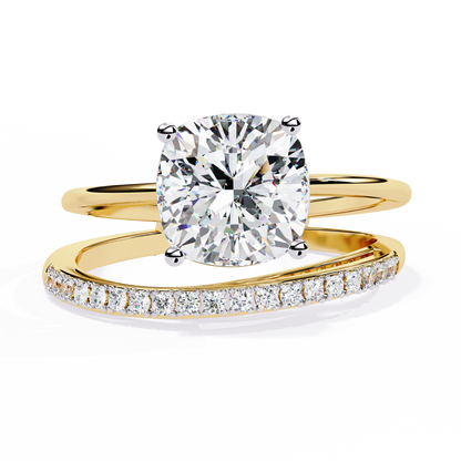 Radiant Embrace Diamond Ring