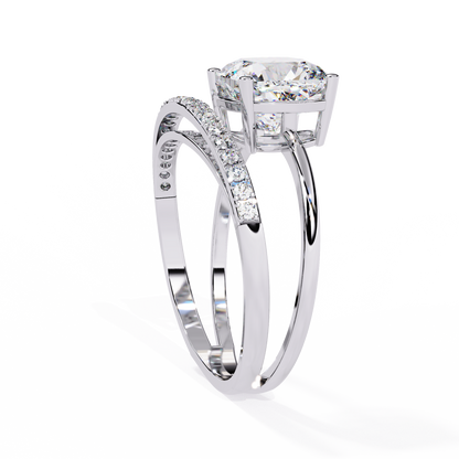 Radiant Embrace Diamond Ring
