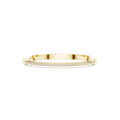 Sleek Diamond Edge Gold Bangle