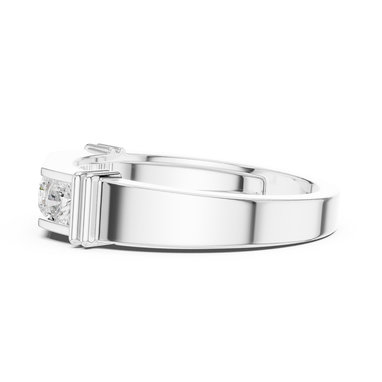 The Modern 5-Stone Framed Diamond Band