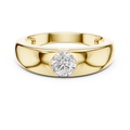 The Modern Solitaire Diamond Dome Ring