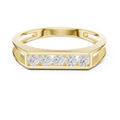 The Modern 5-Stone Floating Diamond Band
