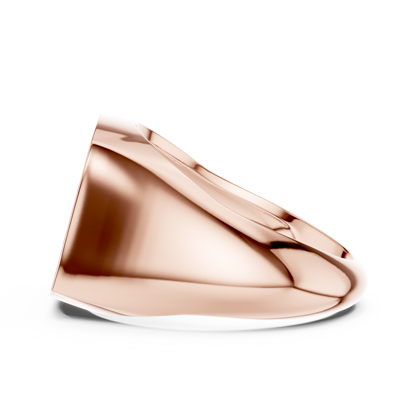 The Diamond Pave Cushion Signet Ring