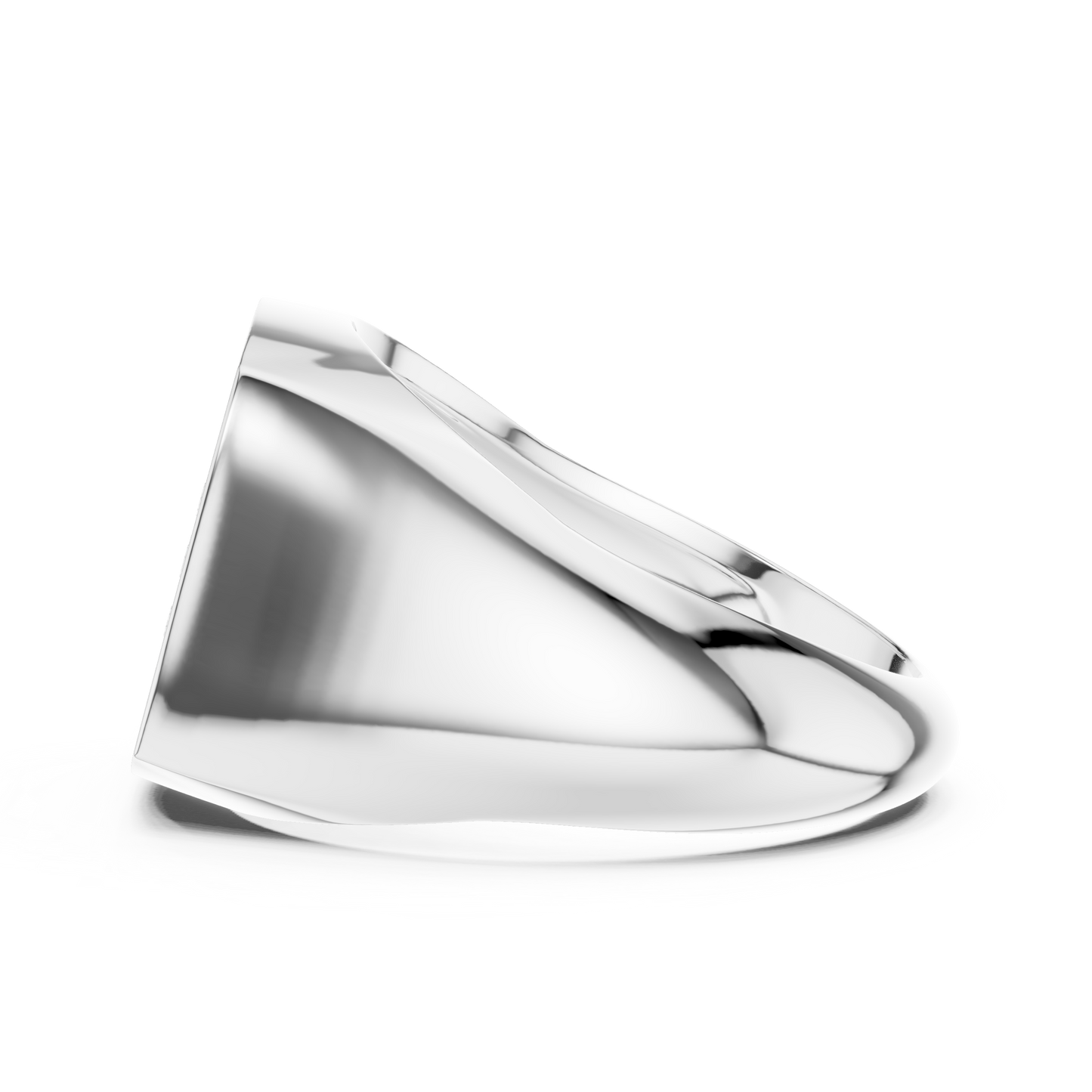 The Diamond Pave Cushion Signet Ring