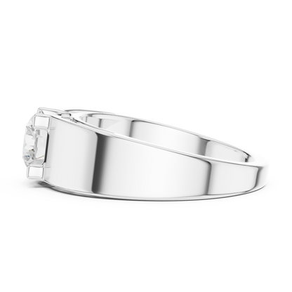 Classic Round Solitaire Diamond Ring