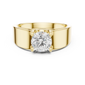 Classic Round Solitaire Diamond Ring
