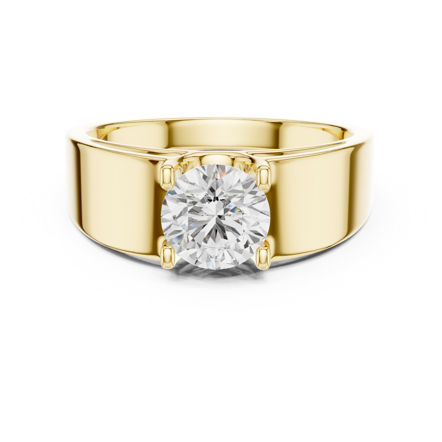 Classic Round Solitaire Diamond Ring