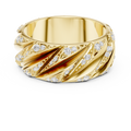 Modern Sculpted Diamond Band