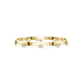Elegant Evil Eye Diamond Bangle Bracelet