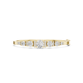 Round Diamond Center Bangle Bracelet