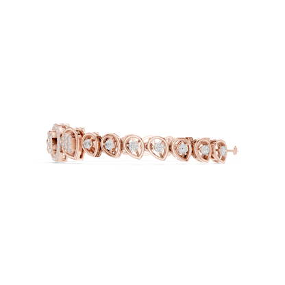 Luxury Diamond Teardrop Bracelet for Women