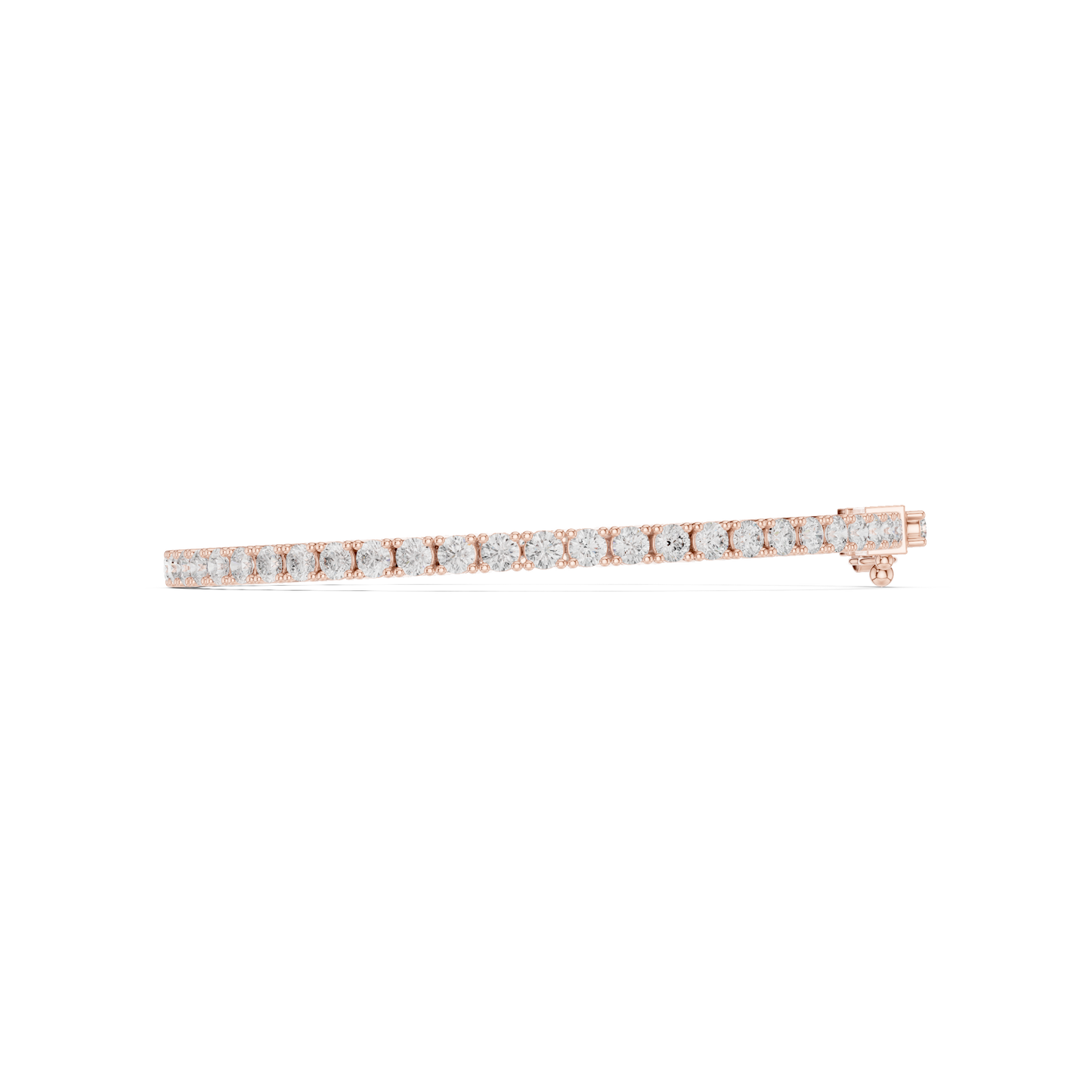 The Minimalist Round Diamond Tennis Bracelet