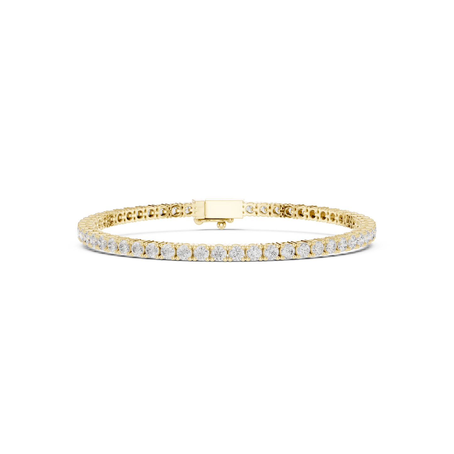 The Minimalist Round Diamond Tennis Bracelet