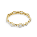 Oval Diamond Floral Link Bracelet
