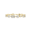 The Mixed Shape Bezel Diamond Bracelet