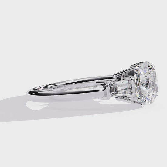 Classic Three-Stone Diamond Ring
White Gold