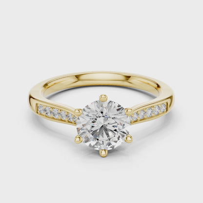 Rose Lumière Split Shank Ring