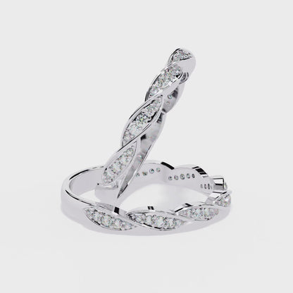 Twist of Elegance Ring White Gold